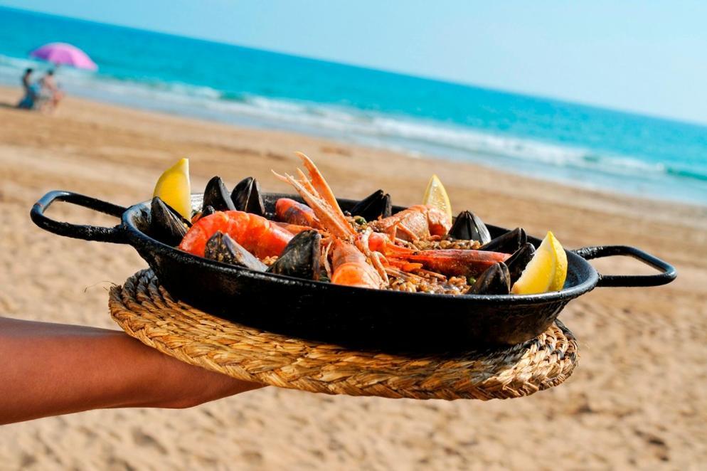 Santa Pola Con Tres Dormitorios Playa Levante Экстерьер фото
